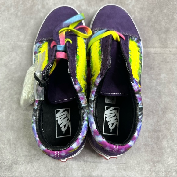 Vans Old Skool Tie Dye Mysterioso Sneaker Shoes Size Men 10.5 Skateboard Suede - Picture 7 of 9